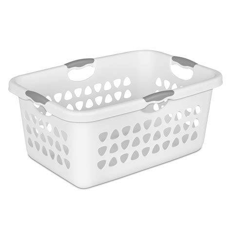 plastic white laundry basket|lowest price plastic laundry basket.